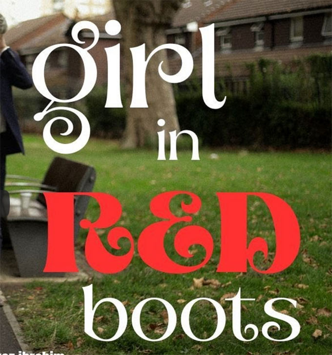 Girl in Red Boots